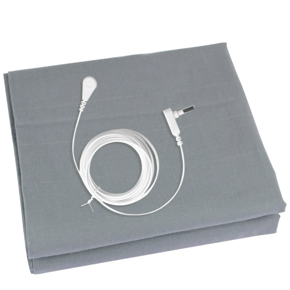 Grounding Bed Sheet Cotton Silver Mój sklep