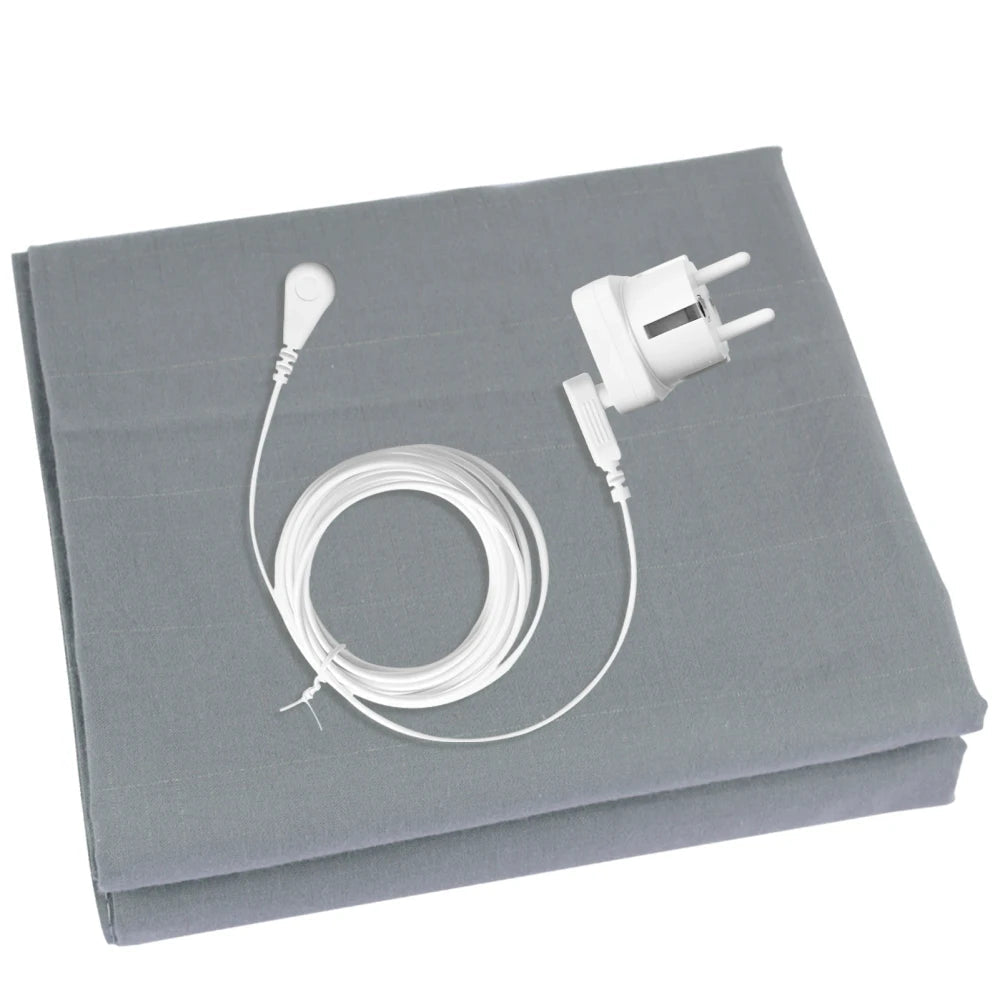 Grounding Bed Sheet Cotton Silver Mój sklep